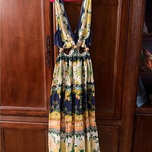 Farm Rio Tropical Print Maxi Dress
